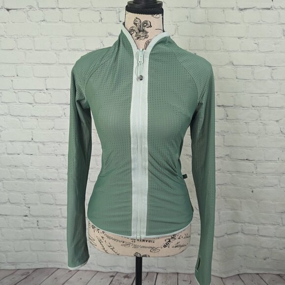 Lululemon Find Your Bliss Jacket Vintage Green Iridescent Multi 2 - Picture 8 of 13